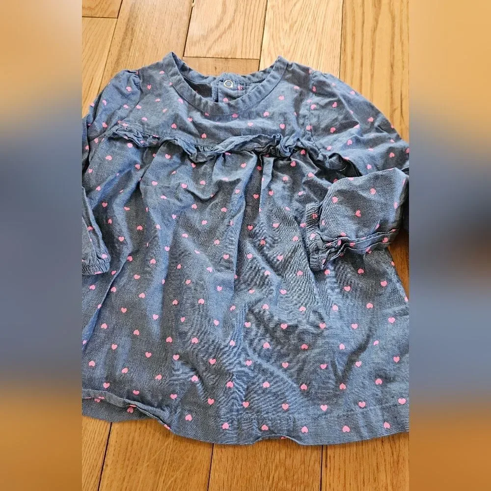 Carter's Baby Girl Shirt Bundle Size 18 Months 100% Cotton